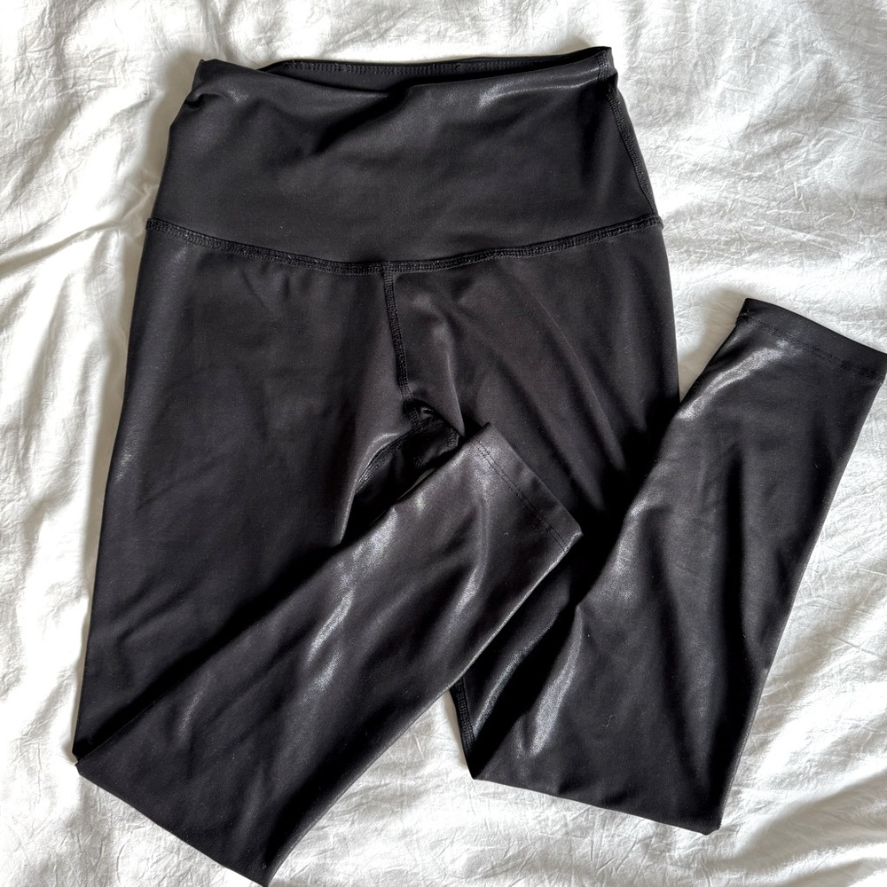 beyond yoga faux leather leggings